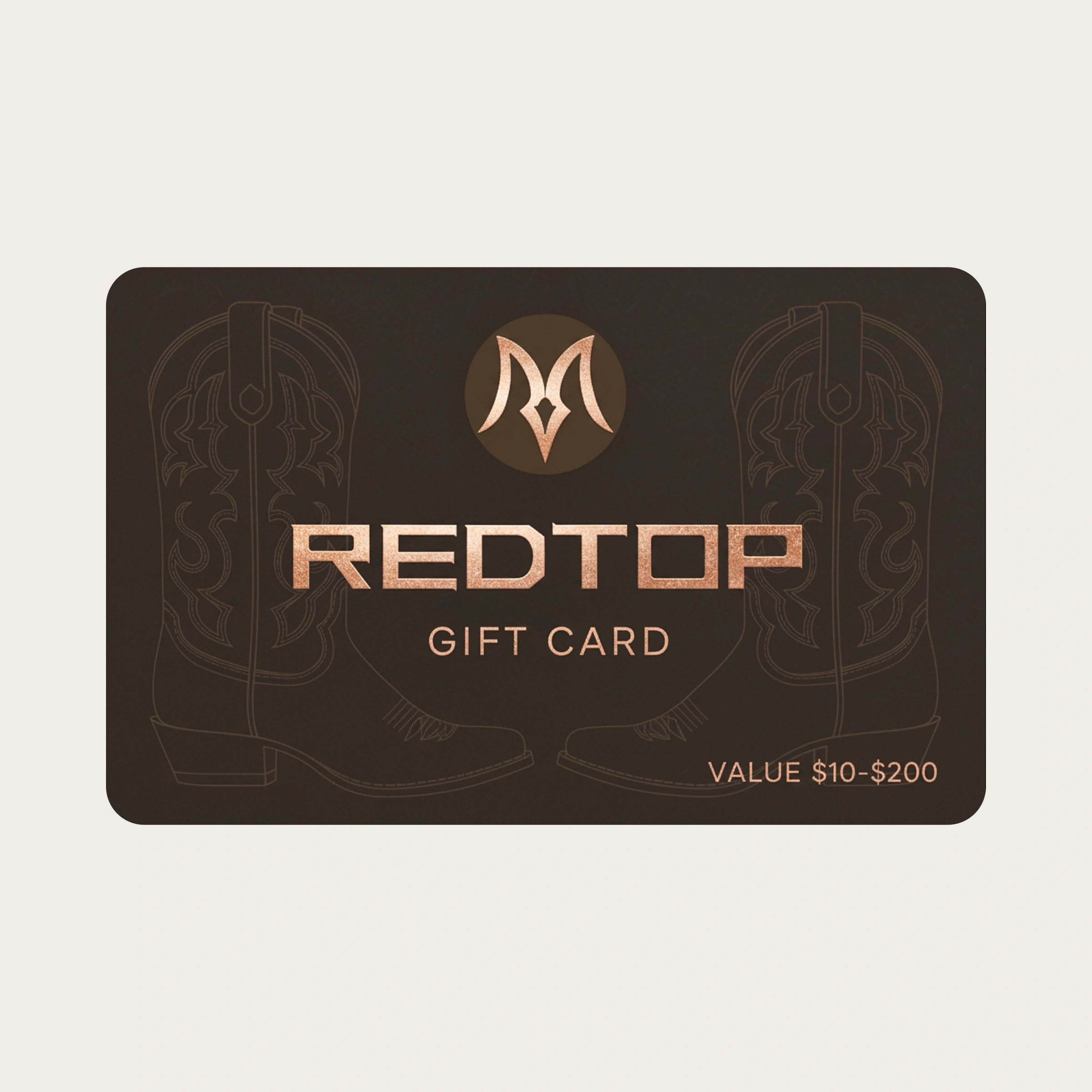 REDTOP BOOTS GIFT CARD