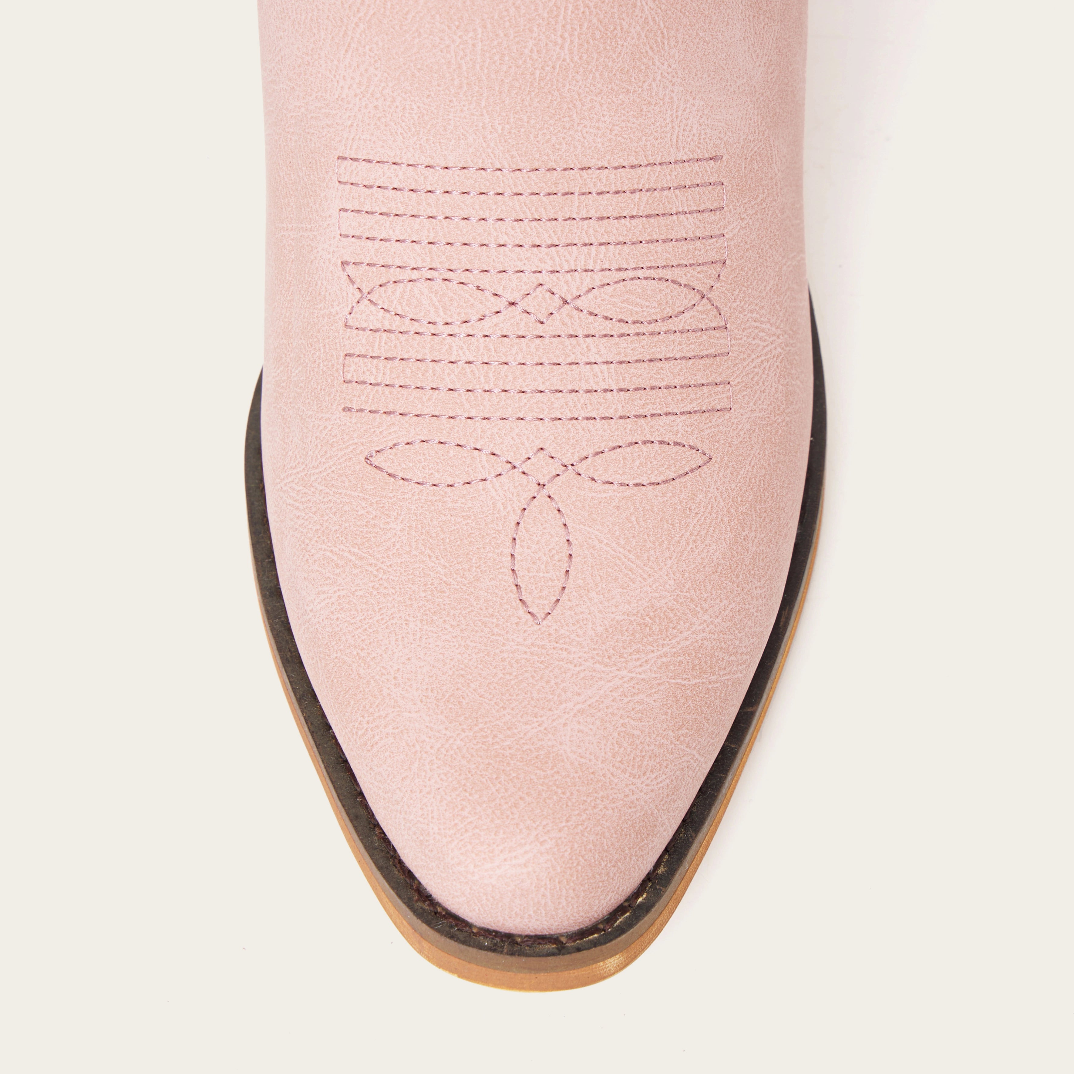 The Hallie – Pink Heart Cutouts Embroidered Western Cowgirl Boots