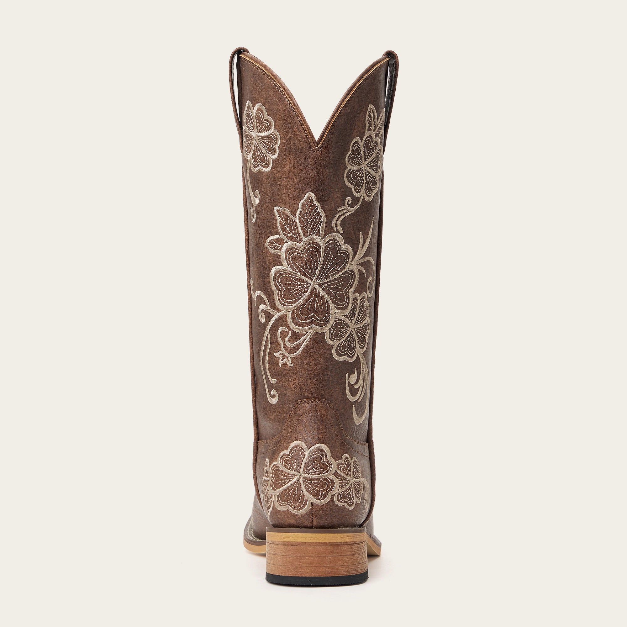 The Magnolia – Floral Square Toe Cowgirl Boots