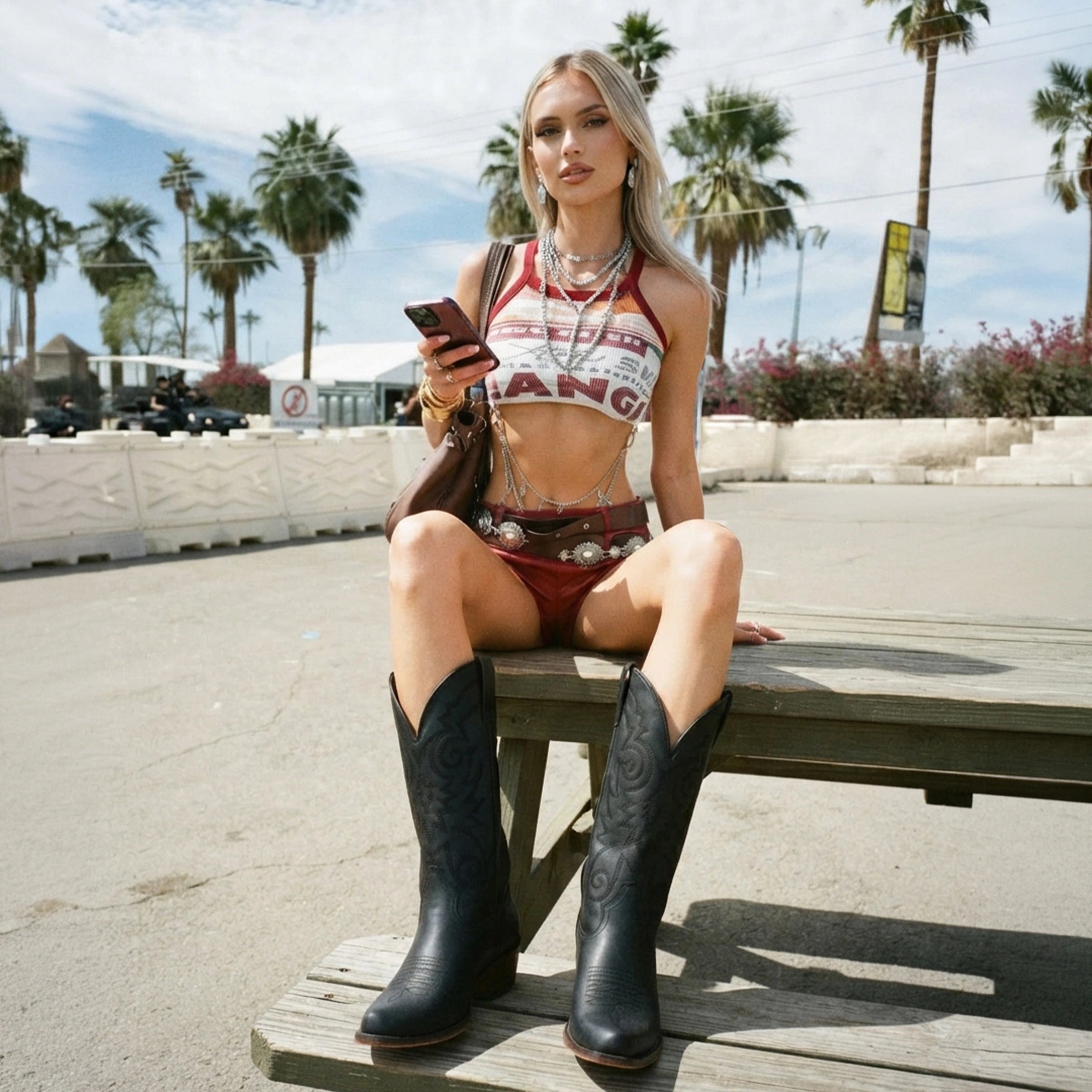 The Cassidy - Black Embroidered Snip Toe Western Cowgirl Boots
