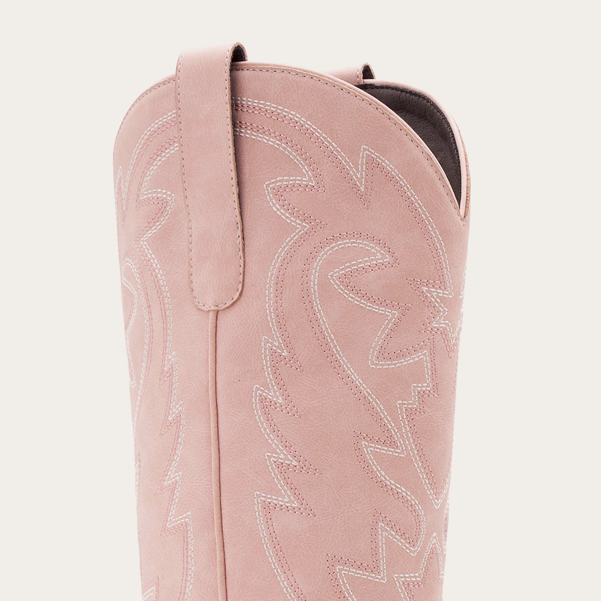 The Molly Wood – Pink Embroidered Tall Cowgirl Boots