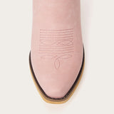 The Hallie – Pink Heart Cutouts Embroidered Western Cowgirl Boots