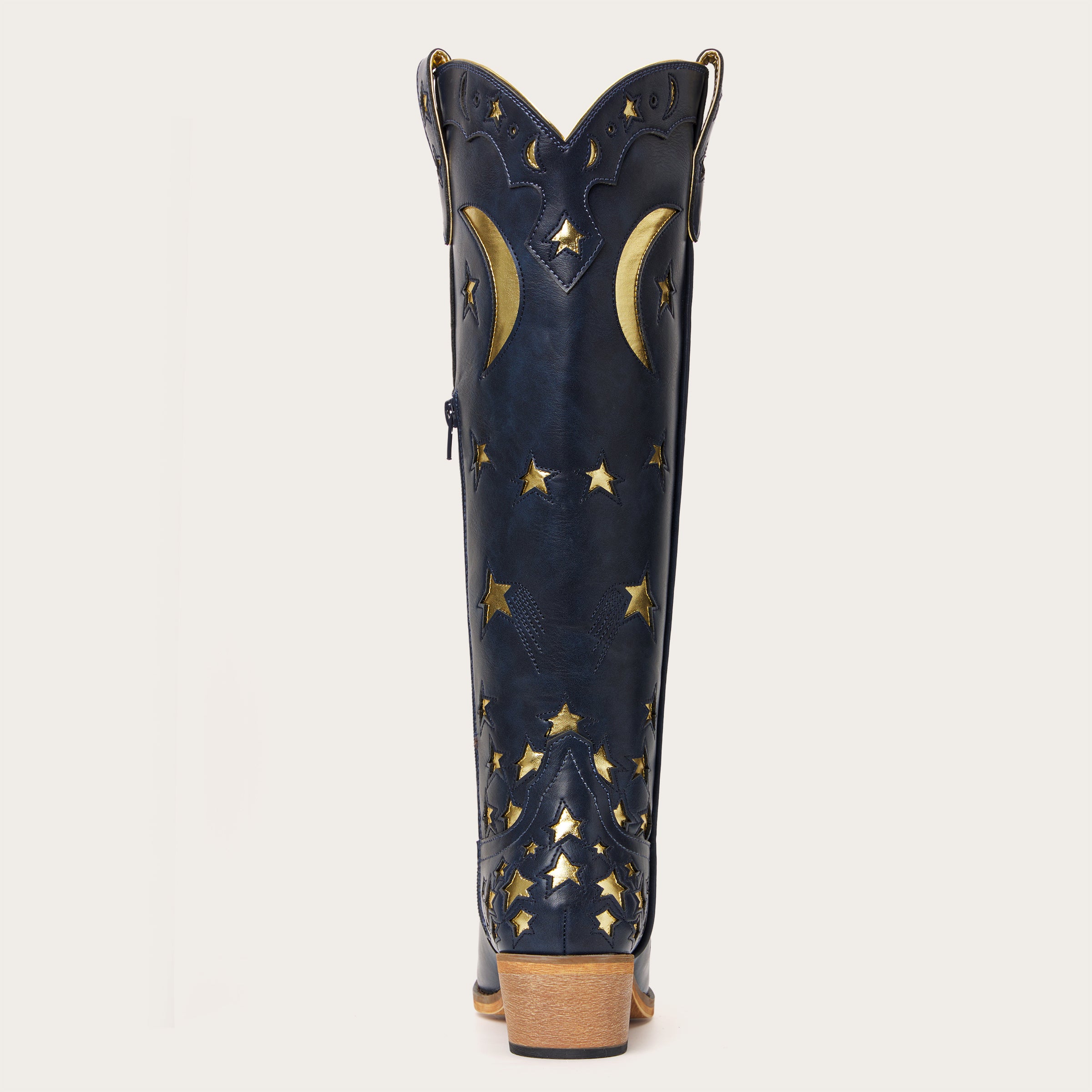The Celestial – Midnight Blue Starry Western Boots
