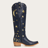 The Celestial – Midnight Blue Starry Western Boots