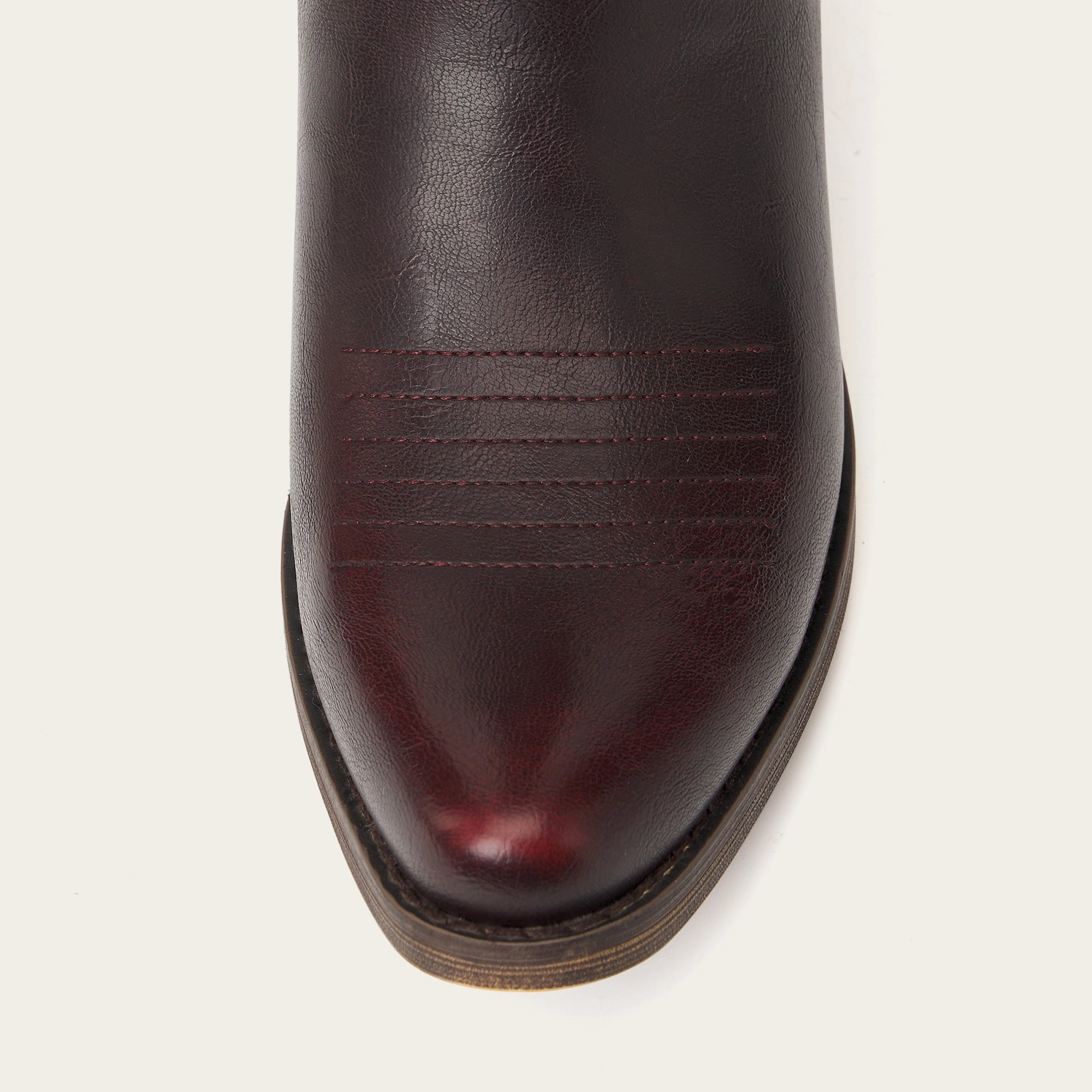 The Withersteen – Mahogany Brown Tall Cowgirl Boots with Bold Embroidery and Lace-Up Back