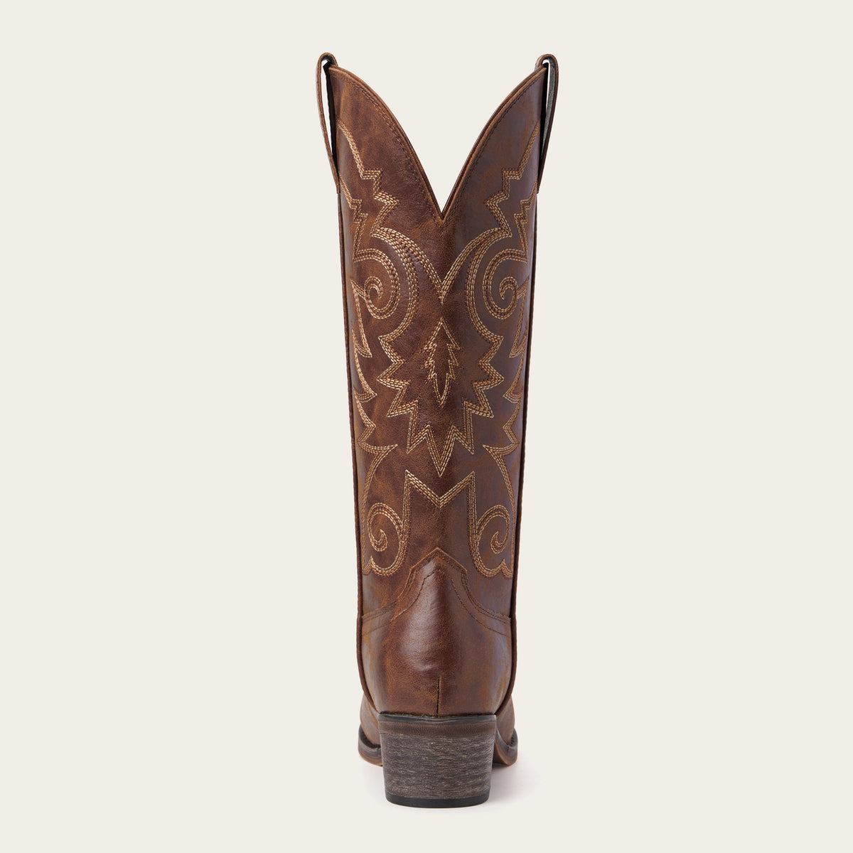 The Cassidy - Cognac Embroidered Snip Toe Western Cowgirl Boots