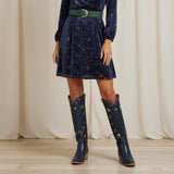 The Celestial – Midnight Blue Starry Western Boots