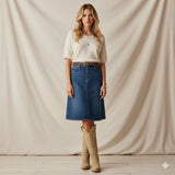 The Rosemary - Beige Suede Classic Tall Cowgirl Boots with Embroidery