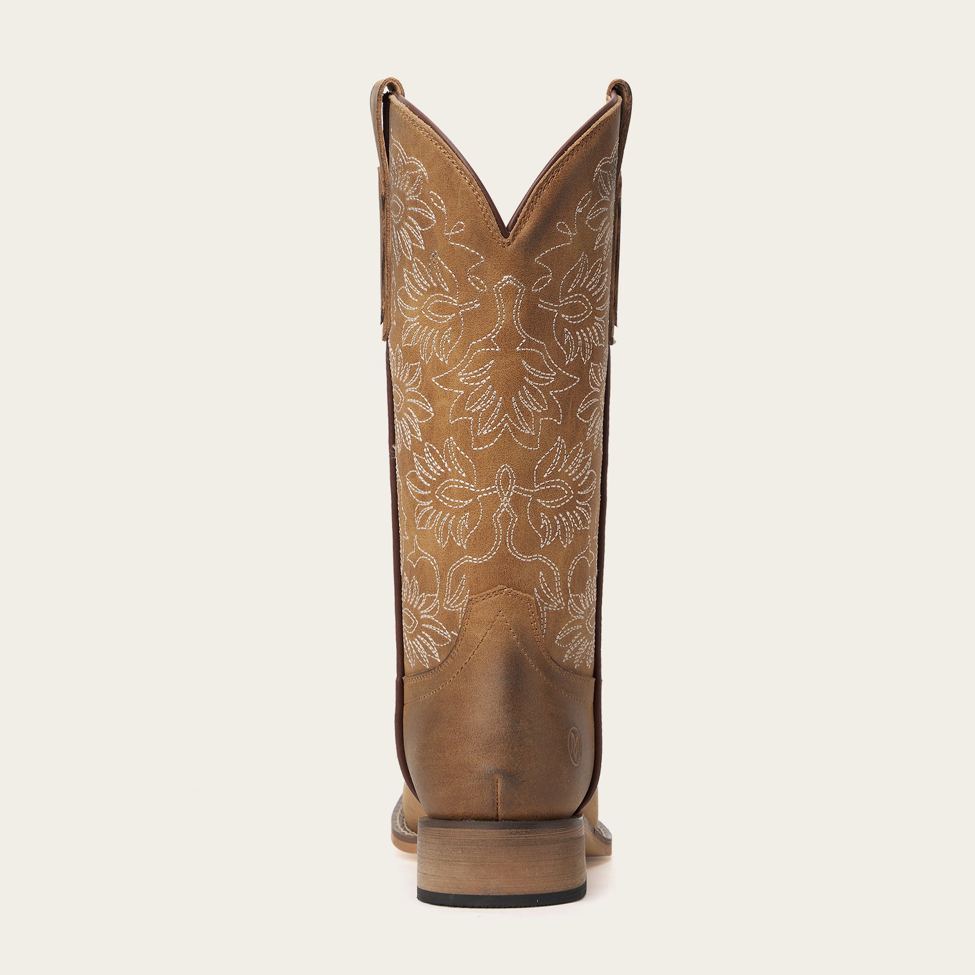 The Savannah – Floral Stitch Square Toe Cowgirl Boots